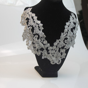 V-Cổ Thân Thiện Với Môi Tan Trong Nước Ren Vải Trắng Đính Cườm Sợi Dây Thừng Thêu Cho Đồ Ngủ Đám Cưới Khăn Cô Dâu Ăn Mặc Phù Dâu - Product Image 1