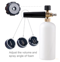 Lance à mousse réglable pour canon à neige, pistolet pulvérisateur haute pression pour lavage auto, canon à mousse pour lave-auto