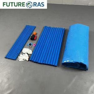 Bassin à poissons pliable en PVC rond de 4000 litres, réservoir à poissons en plastique portable de 5000 litres pour <span class=keywords><strong>Koi</strong></span> |   FUTURERAS - Product Image 4