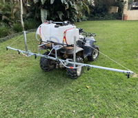 Pulvérisateur à flèche durable pour VTT avec pompe électrique haute productivité et buses de précision, garantie 1 an pour petites exploitations agricoles et terrains de golf