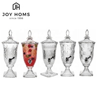 Distributeur de boissons en verre, équipement de buffet, pichet à vin et jus froids avec robinet, motif gaufré, pour hôtels, restaurants, fêtes et usines