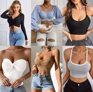 Opruiming Dames Jurken Casual Gemengde Verpakkingen Willekeurige Levering Zomer Polyester Groothandel 7 Dagen Levertijd Sample Topus - Product Image 4