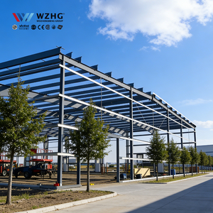 Estructura de Acero Galvanizado por Inmersión en Caliente, Personalizada, Eficiente y Profesional, para Uso en Almacenes y Talleres, con una Vida Útil de 50 Años y Resistencia a Vientos Fuertes - Product Image 1