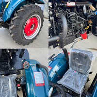 Traktor Pertanian Bersertifikasi CE Berkualitas 30hp 35hp 40hp 45hp 50hp Harga Terjangkau untuk Dijual