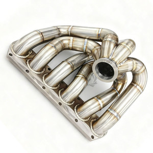 ท่อร่วมไอเสียแบบไหลสูงสำหรับเครื่องยนต์ <span class=keywords><strong>VR6</strong></span> 3.2L BUB BFH สำหรับ Volkswagen Golf MK4 MK5 R32 เพิ่มประสิทธิภาพเสียงแบบรถแข่ง - Product Image 6