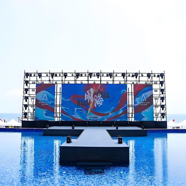P3.91 Outdoor IP65 Waterproof Full Color 4K Modular Detachable LED Display 5-Year Warranty Sunlight Readable High Brightness