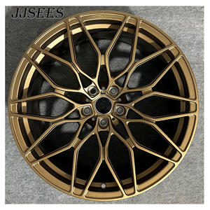 JJSEES Jantes forgées sur mesure en alliage 6061-T6 Bronze 5X100 5X108 5x114.3 5X112 5X120 15 16 <span class=keywords><strong>17</strong></span> 18 19 20 <span class=keywords><strong>pouces</strong></span> pour Audi Toyota - Product Image 1