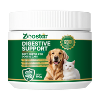Friandises à Mâcher Naturelles Probiotiques pour Animaux de Compagnie Marque Blanche - Enzymes Digestives pour la Santé Intestinale des Chiens et des Chats - Vente en Gros et Approvisionnement en Vrac