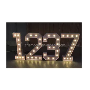 4ft 6ft Giant Wit Acryl Led Marquee Letters Nums Van 0-9 & A Tot Z