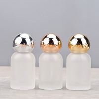 Flacon pulvérisateur de parfum en verre vide de 30 ml, anti-fuite, portable, format voyage, avec pompe à vis, rechargeable