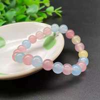 Bracelet élastique tendance en perles de pierre naturelle 8 mm, turquoise blanche, coloré, vente en gros