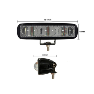 אורות בטיחות חדשים מסוג LED בהספק 18W למלגזות, עם אזהרת אזור עבודה אדומה, נגד התנגשויות, למחפרים, מעמיסים, ורכבי AGV. - Product Image 4