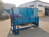 Automatische nieuwe 2t/u hoog-efficiënte hete pers palmboombundel dorsmachine met trommeldesign voor palmolie-extractieplant