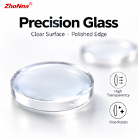 Lentille de focalisation en verre ZhonNa 6mm F8mm, épaisseur 2.3mm, lentille sphérique optique pour équipement laser d'alignement de roues de pneus