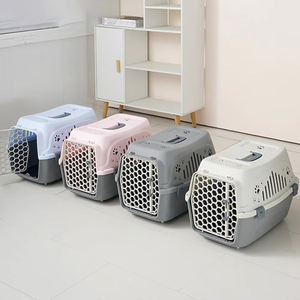 Cage de voyage portable pour animaux de compagnie Joysing, étui de <span class=keywords><strong>transport</strong></span> en plastique facile à transporter pour chiens et chats, matériau métallique - Product Image 1
