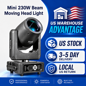 Luz Móvil de Cabeza Beam 7R de 230W, Mini DMX512 16CH 540, desde Almacén de EE. UU. °   Panel de 14 Colores y <span class=keywords><strong>13</strong></span> Gobos para Escenarios, Conciertos, Clubes y Teatros - Product Image 3