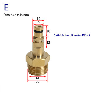 Conector de Manguera para Lavadora a Presión, Adaptador de Rosca M22 de 14 mm para AR Patriot Daewoo Lavor Black Decker Bosch Bort - Product Image 5