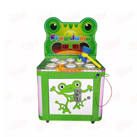 Machine de jeu à pièces Arcade Whack A Mole Kids Hammer Game Machine Frapper Frog Hit Frog Hammer