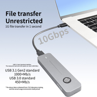 Câble USB-C ITGZ 10 Gbps 60 W, cordon de charge rapide 3 A, Type-C vers USB-A, câble de synchronisation de données, station d'accueil
