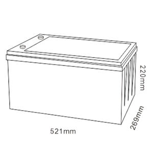 Mhb MMD230-12 ソーラーメンテナンスフリーAGM密閉型鉛蓄電池 <span class=keywords><strong>12V</strong></span> 230Ah パックバッテリー 風力システム用 - Product Image 2