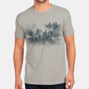 Camiseta Moderna Lisa para Hombre, Cómoda para Uso Diario, Manga Corta, Corte Regular, con Tejido de Punto Suave y Transpirable, Ecológica - Product Image 4