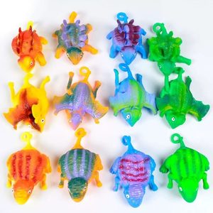 ของเล่นไดโนเสาร์เป่าลมรูปสัตว์เด้งดึ๋งสำหรับเด็กวัสดุ TPR ของเล่นเพื่อบรรเทาความเครียด - Product Image 5