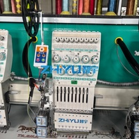 Nouvelle machine à broder plate automatique haute vitesse 920 avec dispositifs à sequins, système informatisé Dahao pour l'industrie