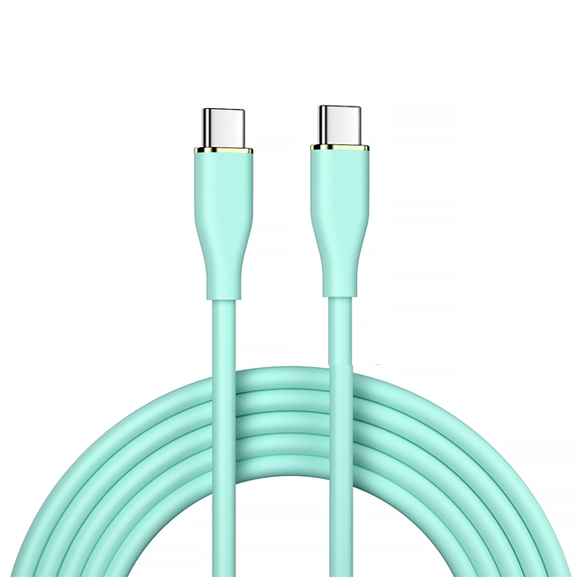 Ready to Ship 1M Macaron Silicone PD 60W USB C Fast Charging Silicone Cable Compatible with iPhone 16 15 Max