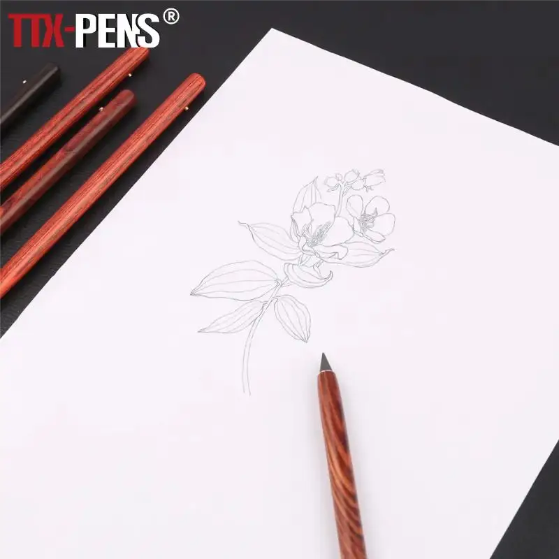 TTX-lápiz eterno de madera sin tinta, bolígrafo de oficina de escritura ilimitada