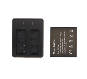 แบตเตอรี่ชาร์จคู่ HOSHI สำหรับกล้องแอคชั่น <span class=keywords><strong>EKEN</strong></span> <span class=keywords><strong>H9R</strong></span> H6S H5S PLUS อุปกรณ์เสริมกล้องแอคชั่น แบตเตอรี่ <span class=keywords><strong>EKEN</strong></span> <span class=keywords><strong>H9R</strong></span> ความจุ 1050mAh - Product Image 3