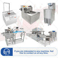 Mini Machine d'Enrobage de Chocolat Automatique d'Usine Petite Ligne d'Enrobage de Chocolat avec Tunnel de Refroidissement