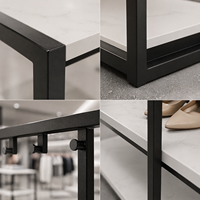 Aménagements de présentation sur mesure pour salles d'exposition de marques de mode, mobilier haut de gamme pour magasins de vêtements commerciaux, équipement complet pour la vente au détail