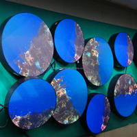 P2 P2.5 P3 P4 P5 HD Pantalla redonda Paneles de pantalla LED Reproductor multimedia Señalización digital Publicidad circular Logotipo de video 260mm 600mm