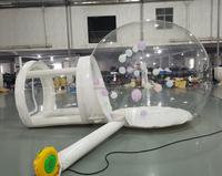 Château gonflable à bulles transparent, tente trampoline, château gonflable à bulles, ballon, camping en plein air, ciel étoilé