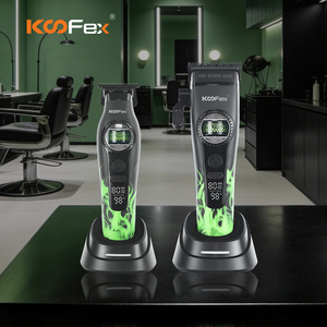 KooFex KF-6423-OT KF6424-OT OEM/ODM Novedad: Cuchillas DLC con Pantalla LED, Rotor Externo, Cortapelos <span class=keywords><strong>El</strong></span>éctrico BLDC Combinado - Product Image 1