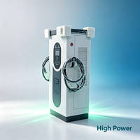 Borne de recharge EV stable de 100 kW avec faible entretien pour les sites de vente au détail