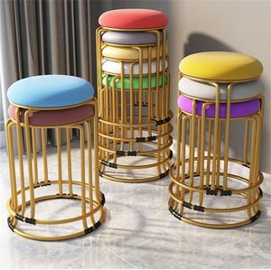 Modern Dining Chair Luxury <strong>Stool</strong> Brackets Desks Iron Leisure Desk Bedside <strong>Stool</strong> Tables Makeup for Living Room <strong>Office</strong> - Product Image 1