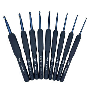 Herramienta de <span class=keywords><strong>ganchillo</strong></span> con mango de silicona suave de estilo Simple de alta calidad para tejer suéter nuevo accesorio azul con embalaje de bolsa para <span class=keywords><strong>Amazon</strong></span> - Product Image 1
