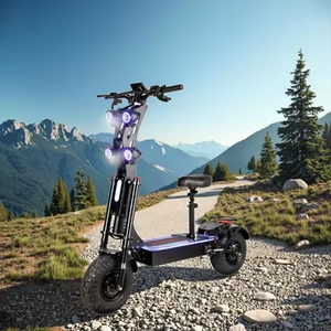 Scooter Eléctrico Todoterreno de Aleación de Aluminio con Motor sin Escobillas de 10000W, IP65, 72V, Plegable de Alta Velocidad, 2 Ruedas Delanteras, Disponible en Almacenes de la UE/EE. UU. - Product Image 1
