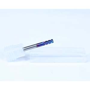 Fresa de carburo de tungsteno de alta velocidad con 4 filos redondos y recubrimiento nano, ODM/OEM - Product Image 2