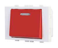 Saklar Dinding Standar Italia Tipe 118 Futina Factory 16A/250V 1NO1NC Tombol Tekan PC/Tembaga IP11