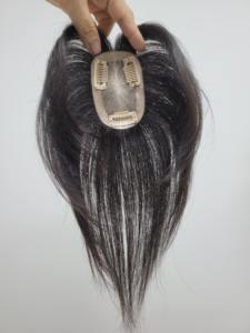 Postizo de Cabello Humano para Hombre, de 8 Pulgadas, con Clip, Base 6x9, Ligero, Transpirable, para Todas las Estaciones, Natural - Product Image 6