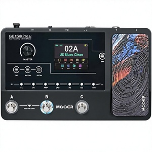 MOOER GE150 Pro Li Noir Processeur d'effets multiples pour guitare Préampli Simulateur de cabine Pédalier Chargeur d'IR Looper Boîte à rythmes - Product Image 1