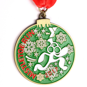 Medaglia in metallo scolpito 3D con Design professionale per la vecchia torre della fucina e motivo naturale Medaglia in metallo - Product Image 4