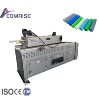 Nouvelle ligne d'extrusion de tubes ondulés en PE, PP, PVC, EVA à double vis, contrôlée par PLC, haute vitesse