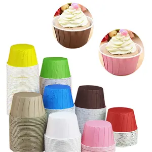 Forros De Cupcake De Papel Descartáveis Muffin Baking copos Wrappers De Bolinho De Festa De Aniversário De Casamento