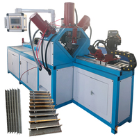 Machine de poinçonnage et de découpe d'angles en acier hydraulique entièrement automatique CNC, machine de poinçonnage et de découpe multifonctionnelle