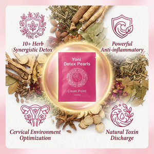 Perlas Detox Yoni de Hierbas Naturales Multi-Ingredientes con <span class=keywords><strong>Taxus</strong></span> y Sangre de Dragón para Apoyo Antiinflamatorio y Equilibrio del pH - Product Image 2