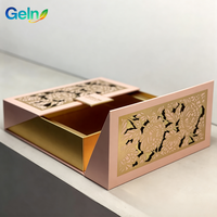 Caja de Regalo de Lujo con Papel Plateado, Caja de Cartón Premium, Caja de Papel de Alta Gama para Empaque de Bodas