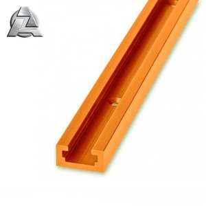 Rail de guidage en aluminium extrudé pour scie à table et défonceuse, profil en T <span class=keywords><strong>orange</strong></span> - Product Image 1